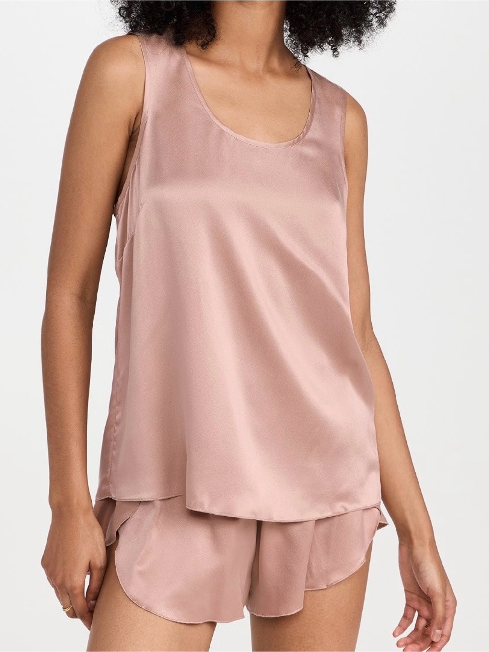 Lunya Washable Silk Tulip Back Set in Otium Tan Small